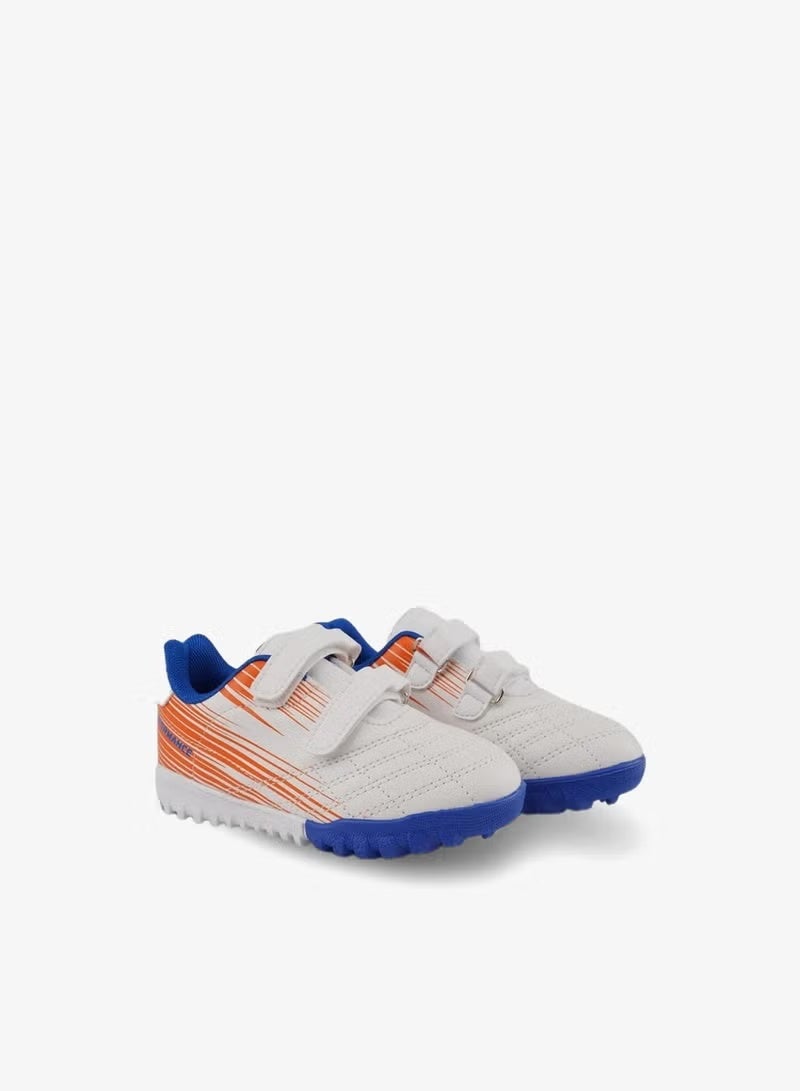 Cool Kids Ronaldo White Boys Indoor Football Shoes - Image 4